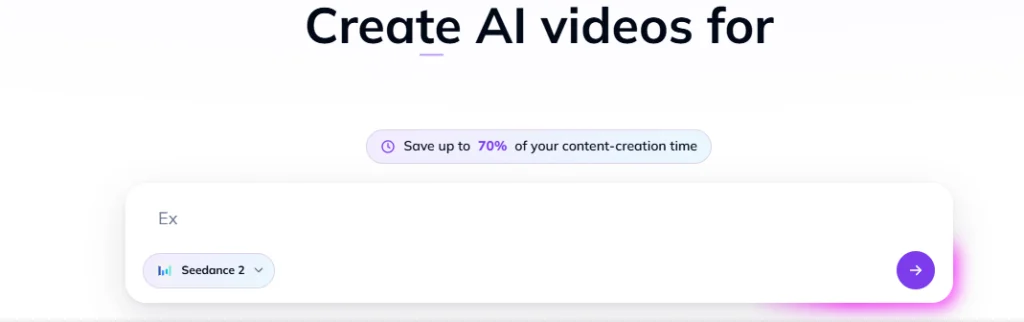 “Syllaby dashboard showing trending topic research, an AI-written video script, a faceless short-video preview with captions, and a content calendar scheduling posts to TikTok, Instagram, YouTube, and LinkedIn.”